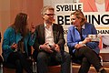 Die beiden CDU-Landtagsabgeordneten für Münster Simone Wendland (rechts) und Stefan Nacke (mitte). Links die 3. stellvertretende Vorsitzende der CDU Münster, Petra Hensel-Stolz. Das Bild entstand auf dem Sommerempfang der Münsteraner CDU am 19. September 2017 in der Friedenskapelle im Friedenspark Münster.