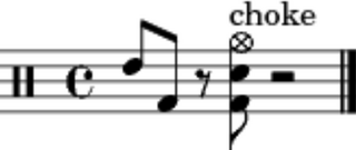 <span class="mw-page-title-main">Sting (percussion)</span> Short percussion sequence accompanying a joke