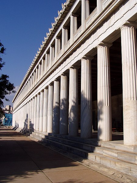 File:Stoa of Attalos at the Ancient Agora of Athens 2.jpg