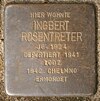 Stolperstein Behnstraße 17 (Ingbert Rosentreter) in Hamburg-Altona-Altstadt.JPG