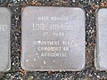 der Stolperstein für Lore Rieberg