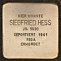 Stolperstein für Siegfried Hess (Miltenberg).jpg