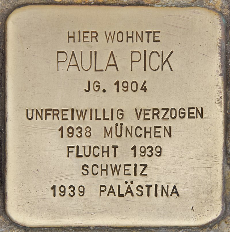 Stolperstein für Paula Pick (Passau).jpg