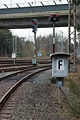 Streckenfernsprecher an einer Eisenbahnstrecke der DB Netz AG
