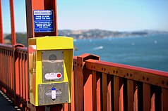 Suicide prevention sign on the Golden Gate Bridge 2.jpg