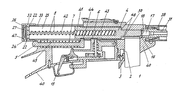 Internal drawing of the Suomi SMG from the original patent