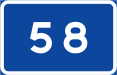 National road (2 digits)