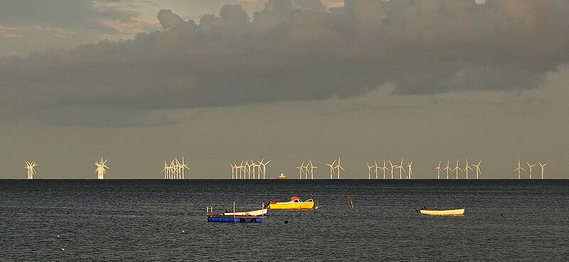 File:Swedish offshore wind farm in Øresund - Seen from the island of Amager - Flickr - Cederskjold Photo.jpg