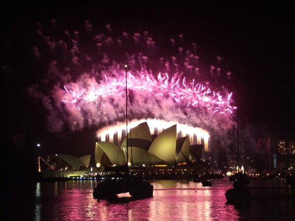 The Sydney Harbour celebrations on NYE 2004.