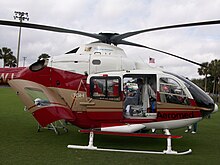 One of the Aeromed helicopters operated by TGH TGH helicopter.JPG