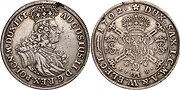 Thaler of Grand Duke Augustus II the Strong with Vytis (Waikymas), 1702