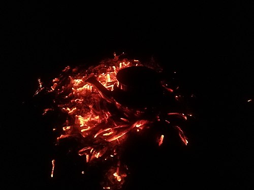 Teapot on fire,Metlaoui,Tunisia