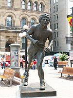 Leo Mol's statue of Terry Fox in Ottawa