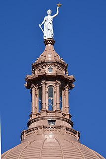 <i>Goddess of Liberty</i> (Texas State Capitol) Statue atop the Texas State Capitol in Austin, Texas, U.S.