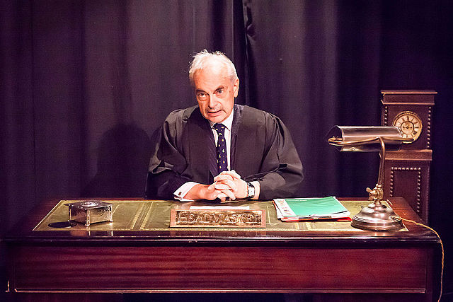The Headmaster, in a 2014 production by OVO theatre company, St Albans, UK