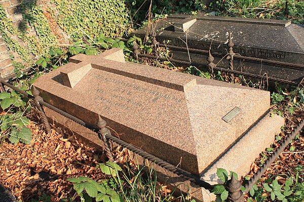 The grave of Charles Howe Fremantle, Brompton Cemetery, London