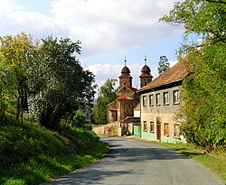 Tismice, Road from Vrátkov.jpg