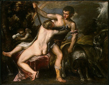 National Gallery of Art, Washington. Example of the "Farnese type". TizianoVenereAdoneWashinghton.jpg