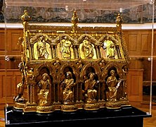 Arca relicario de Nicolas de Verdun, que se conserva en la catedral de Tournai