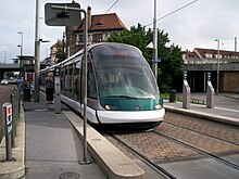 Station Krimmeri Stade de la Meinau du tramway de la ville.