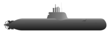 Type 218SG Republic of Singapore Navy Invincible-class submarine rendering. Type 218SG RSN Invincible class submarine rendering.png
