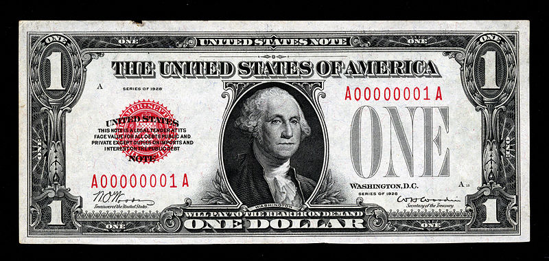 File:United States Note (One Dollar, face).jpg