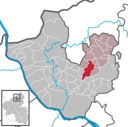 Läget för Urbach i Landkreis Neuwied