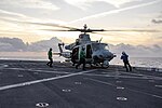 Thumbnail for File:VMM-362 (Rein.) UH-1Y on USS Anchorage.jpg