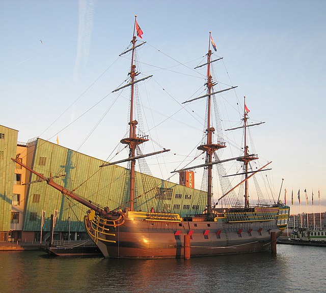 A full-scale replica of the Dutch Indiaman Amsterdam