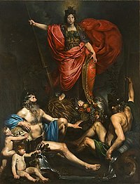 Valentin de Boulogne, Allegory of Italy.jpg