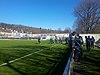 Kurz nach dem Abpfiff des Spiels der Regionalliga Bayern zwischen dem VfB Eichstätt und dem SV Schalding-Heining (4:0) am 7. April 2018