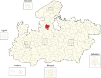 Vidhan Sabha constituencies of Madhya Pradesh (32-Ashok Nagar).png