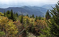 View east from Clingman's Dome, Great Smoky Mountains National Park