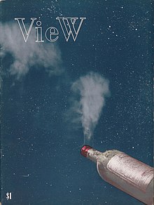 March 1945 issue dedicated to Marcel Duchamp, with cover designed by the artist View magazine March 1945 front cover.jpg