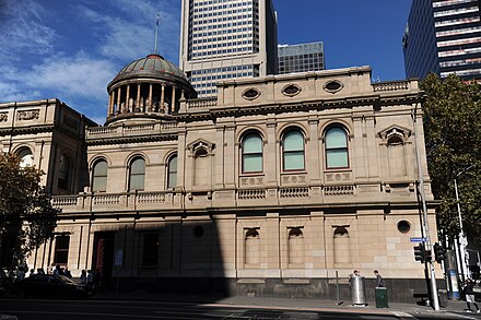 View of Lonsdale Street facade