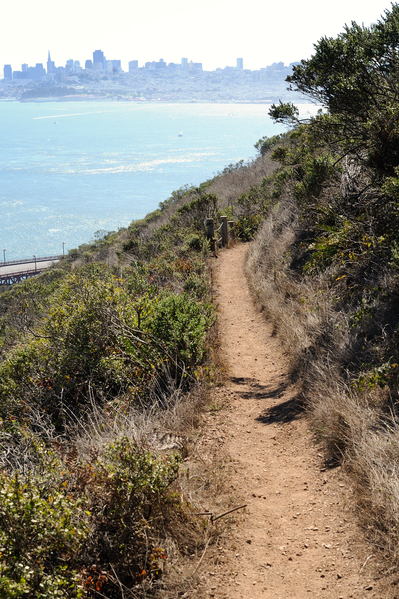 File:View of San Francisco from Coastal Trail in Marin Headlands.png