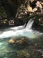 View of waterfall in Hawraman Sulaymaniyah