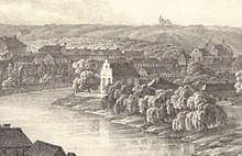 Vilniaus (Žvejų) Šv. Teresės bažnyčia 1830 m. paveiksle