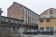 Areál bývalé textilní továrny Vlněna. Stav v roce 2016. GPS lokace fotografií je přibližná.