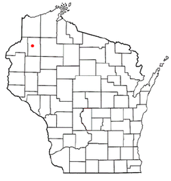 Vị trí trong Quận Washburn, Wisconsin