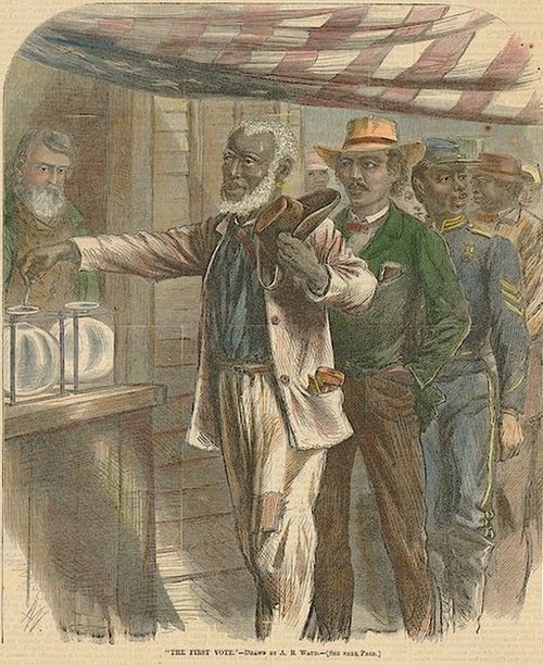 With the Confederacy defeated by the Union at the end of the American Civil War, slavery was ended and outlawed throughout the United States. The form