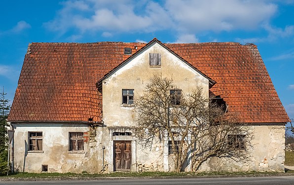 Abandoned farmhouse in Franconian Switzerland, Bavaria, Germany.