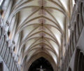Strop v katedrali v Wellsu, Anglija