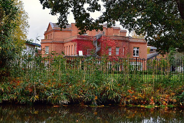 West Hall from the Wey