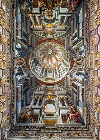 Ceiling of the church St.Mauritius in Wiesentheid