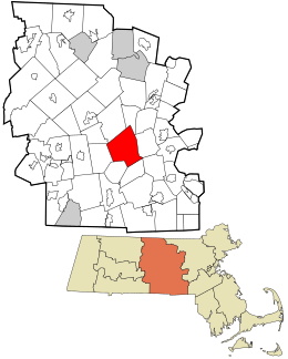 Umístění v Worcester County