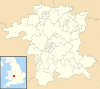 Worcestershire UK сайлау учаскесінің картасы (бос) .svg