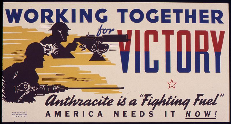 File:Working together for Victory. Anthracite is a "fighting fuel." America needs it now. - NARA - 534850.jpg