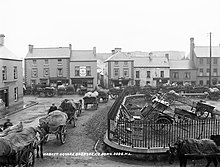 Dromore market square in 1904