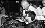 Thumbnail for File:Yitzhak Rabin took his grandson to the Book Fair in Tel Aviv (FL45875000).jpg